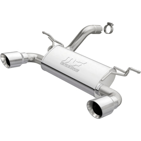2018-2026 Wrangler 3.6L Dual Polished Tip Axle Back Exhaust | Dirty Garage