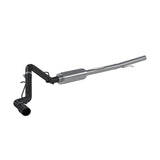 2019 GM 1500 3 in Cat Back Single Side Black Coated | Dirty Garage