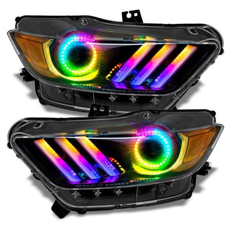 2015-2017 Mustang Dynamic DRL RGB+A Upgrade Kit w/ Halo Kit ColorSHIFT | Dirty Garage