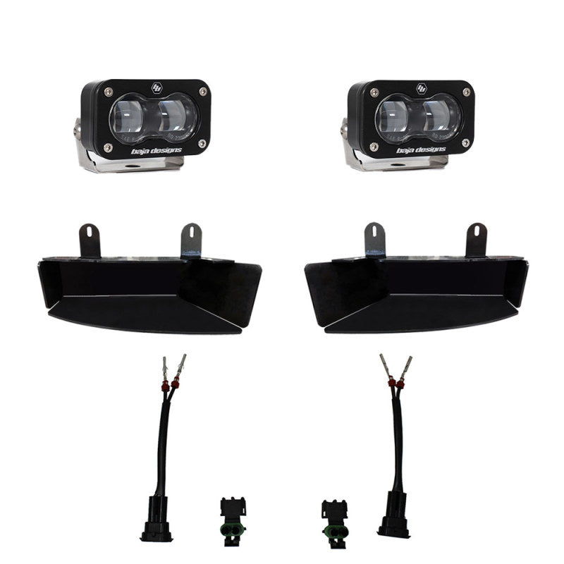 2019-2022 Ram HD S2 SAE Fog Pocket Light Kit Clear - View 2 | Dirty Garage