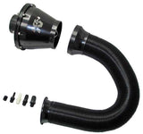 Universal Apollo Black Cold Air Intake - 70mm OD FLG PP - View 3 | Dirty Garage