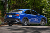 2022- Subaru WRX 3" Cat Back Dual Split Rear Quad Tips Street Profile Exhaust - View 4 | Dirty Garage