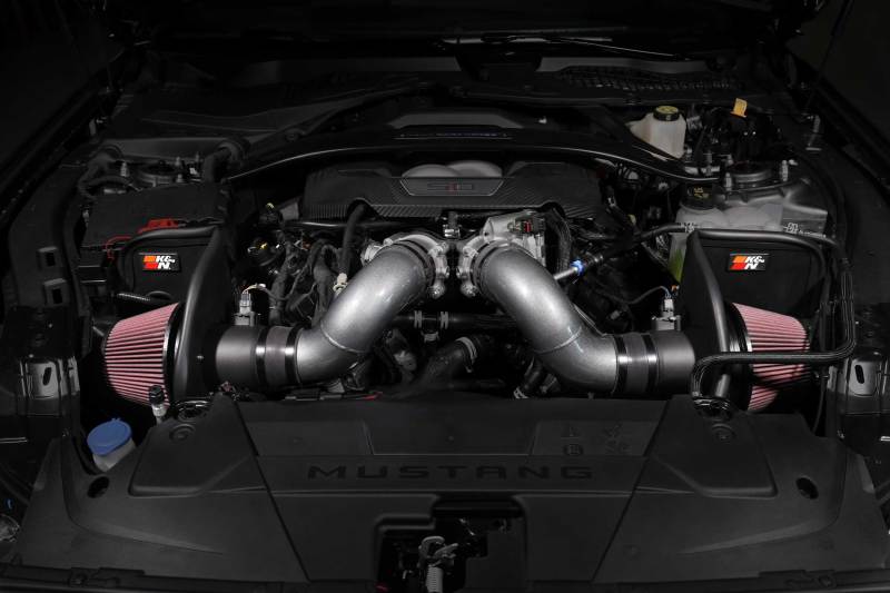 2024+ Mustang V8 5.0L Typhoon Performance Air Intake System - View 4 | Dirty Garage