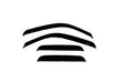 1999-2007 GM 1500 Ext Cab Smoke Ventvisor Outside Mount Window Deflectors 4-Piece | Dirty Garage