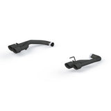 2018-2020 Mustang GT 2.5" Black Coated Dual Axle Back Exhaust 4" Dual Wall Tips - View 2 | Dirty Garage