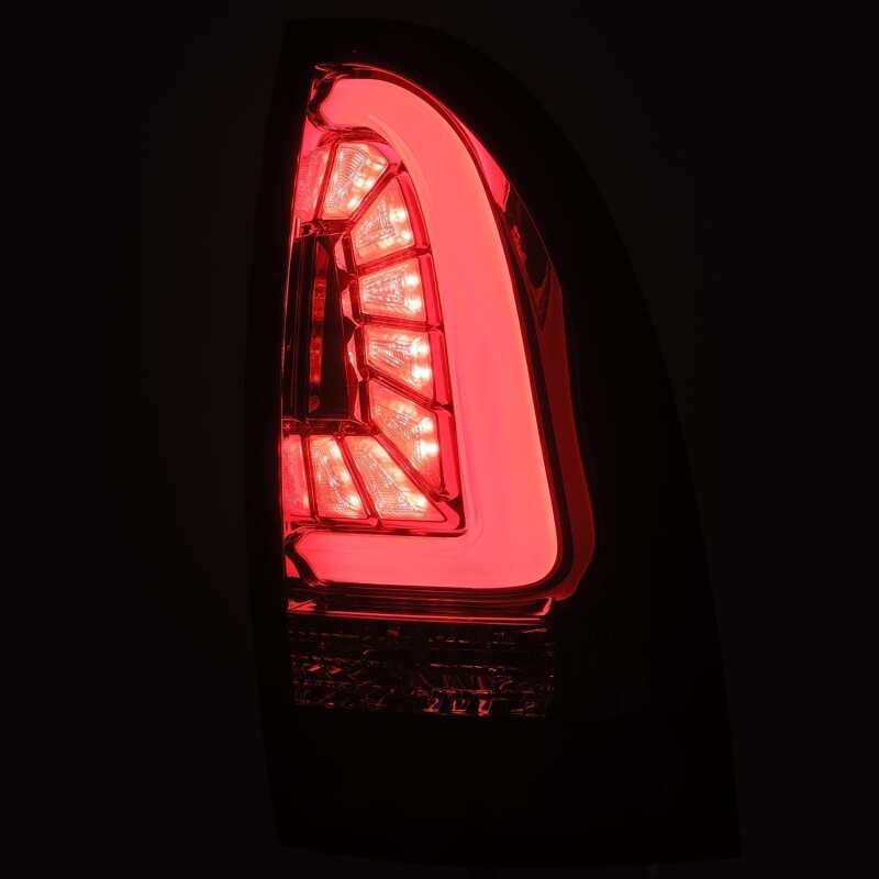 2005-2015 Tacoma Pro-Series LED Tail Lights Jet Black - View 4 | Dirty Garage
