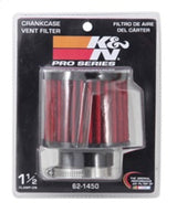 Universal 1.5in Flange ID x 3in OD x 2.5in H Rubber Base Crankcase Vent Filter - View 13 | Dirty Garage