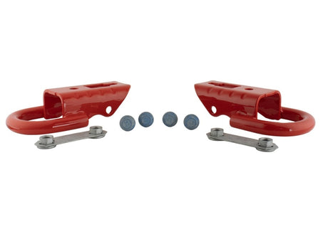 2015-2022 F-150 Tow Hooks - Red - View 8 | Dirty Garage