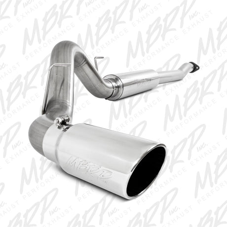 2011-2013 F-150 3.5"L EcoBoost 4" Cat Back Single Side T409 Exhaust System - View 3 | Dirty Garage