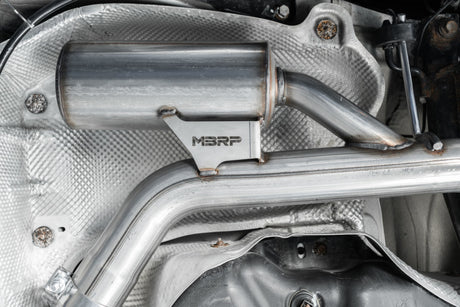 2015-2017 VW Golf GTI 2.0L Turbo 3" T304 Cat Back Exhaust Dual Split Rear Exit - View 3 | Dirty Garage