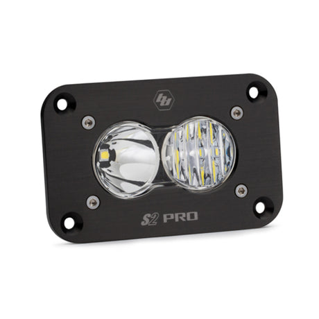 Universal S2 Pro Flush Mount Driving Combo Pattern LED Work Light Clear | Dirty Garage