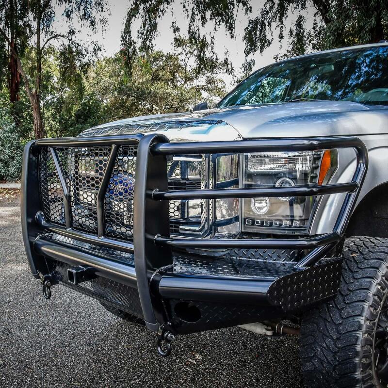 2011-2016 Super Duty HDX Bandit Black Front Bumper - View 5 | Dirty Garage
