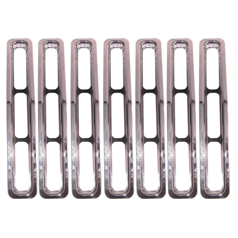 Rugged Ridge Grille Inserts Chrome 87-95 Jeep Wrangler YJ - View 2 | Dirty Garage