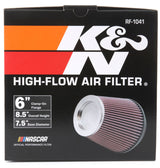 Universal Round Tapered Universal Air Filter 6 inch Flange 7 1/2 inch Base 5 inch Top 7 1/2 inch Height - View 19 | Dirty Garage