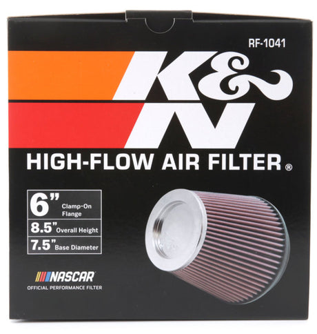 Universal Round Tapered Universal Air Filter 6 inch Flange 7 1/2 inch Base 5 inch Top 7 1/2 inch Height - View 19 | Dirty Garage