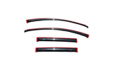 2007-2014 Edge Front and Rear Window Deflectors Smoke 4-Piece - View 10 | Dirty Garage