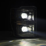 2008-2010 Super Duty Luxx-Series LED Projector Black Headlights Active Light Sequential Signal - View 4 | Dirty Garage
