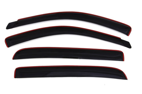 2006-2008 Ram 1500 Mega Cab Ventvisor Front and Rear Window Deflectors Smoke 4-Piece - View 10 | Dirty Garage