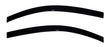 2011-2017 Fiat 500 Ventvisor Outside Mount Window Deflectors Smoke 2-Piece | Dirty Garage