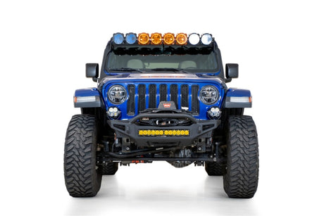 2018-2023 JL JT Rock Fighter Front Bumper - View 4 | Dirty Garage