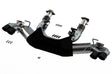 Borla 2020 Chevrolet Corvette C8 6.2 ATAK 3in Exhaust System Dual Round Rolled A/C Black Chrome Tips | Dirty Garage