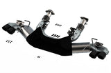 Borla 2020 Chevrolet Corvette C8 6.2 ATAK 3in Exhaust System Dual Round Rolled A/C Black Chrome Tips | Dirty Garage