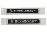 Universal Black/Silver EcoBoost Emblem 3-1/2in x 9/16in - Set of 2 - View 10 | Dirty Garage
