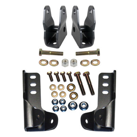 Synergy 07-18 JeepWrangler JK/JKU Front Lower Shock Extension Brackets | Dirty Garage