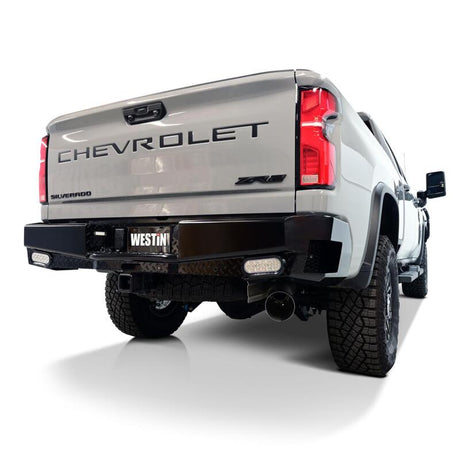 2019-2026 GM 1500 HDX Bandit Black Rear Bumper - View 5 | Dirty Garage