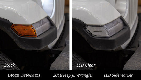 2018-2026 JL Wrangler/Gladiator Clear LED Sidemarker Set - View 5 | Dirty Garage