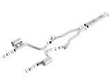 Borla 15-16 Dodge Charger Hellcat 6.2L V8 ATAK Catback Exhaust w/ Valves No Tips Factory Valance - View 3 | Dirty Garage
