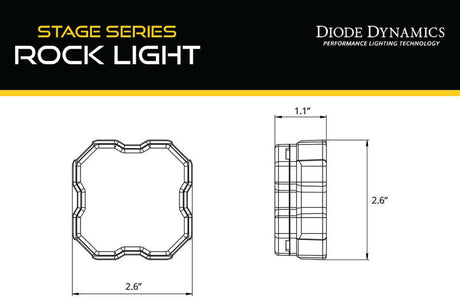 Universal Stage Series Rock Light Magnet Mount Adapter Kit - View 4 | Dirty Garage