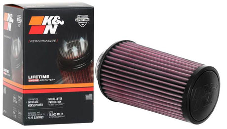 Universal Round Tapered Filter 3 inch FLG/5 inch Bottom/4 inch Top/7 7/8 inch Height - View 8 | Dirty Garage