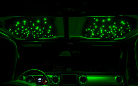 2018-2025 Wrangler JL Gladiator JT StarLINER Fiber Optic Hardtop Headliner ColorSHIFT - View 3 | Dirty Garage
