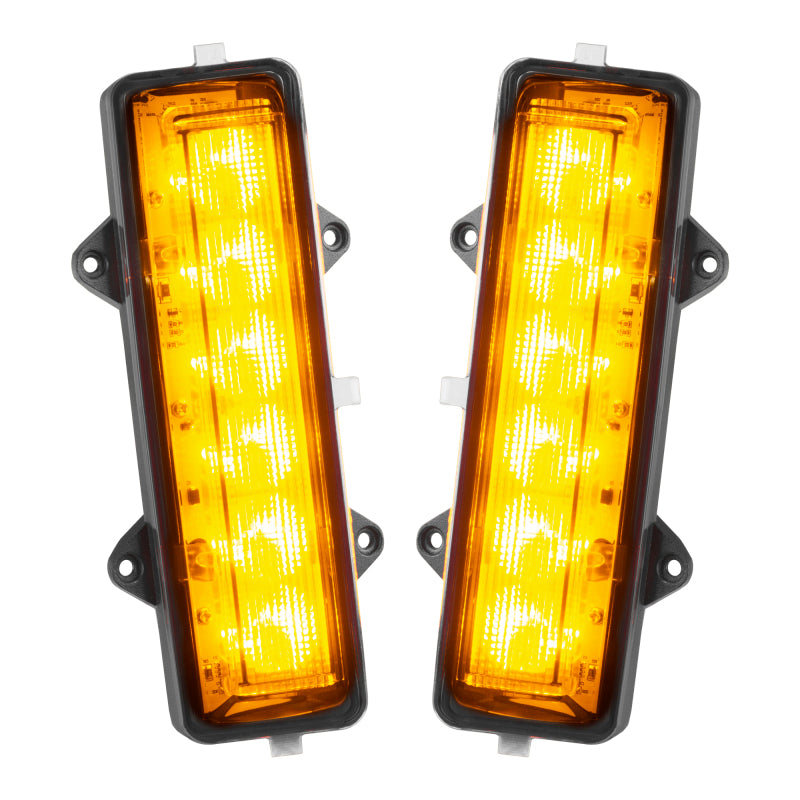 2021-2023 Bronco Dual Function Reverse LED Flush Taillight Amber White - View 2 | Dirty Garage