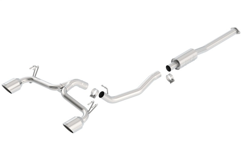 Borla 09-15 Mitsubishi Lancer Ralliart 2.0L 4cyl MT 6spd AWD Catback Exhaust - View 4 | Dirty Garage
