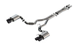 Borla 2024 Ford Mustang GT 5.0L V8 w/ Active Exhaust S-Type Cat-Back Exhaust System - Carbon Fiber | Dirty Garage
