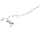 Borla 16-17 Ford Focus RS 2.3L MT Round Angle-Cut Tips Split Rear Exit ATAK Catback Exhaust - View 2 | Dirty Garage