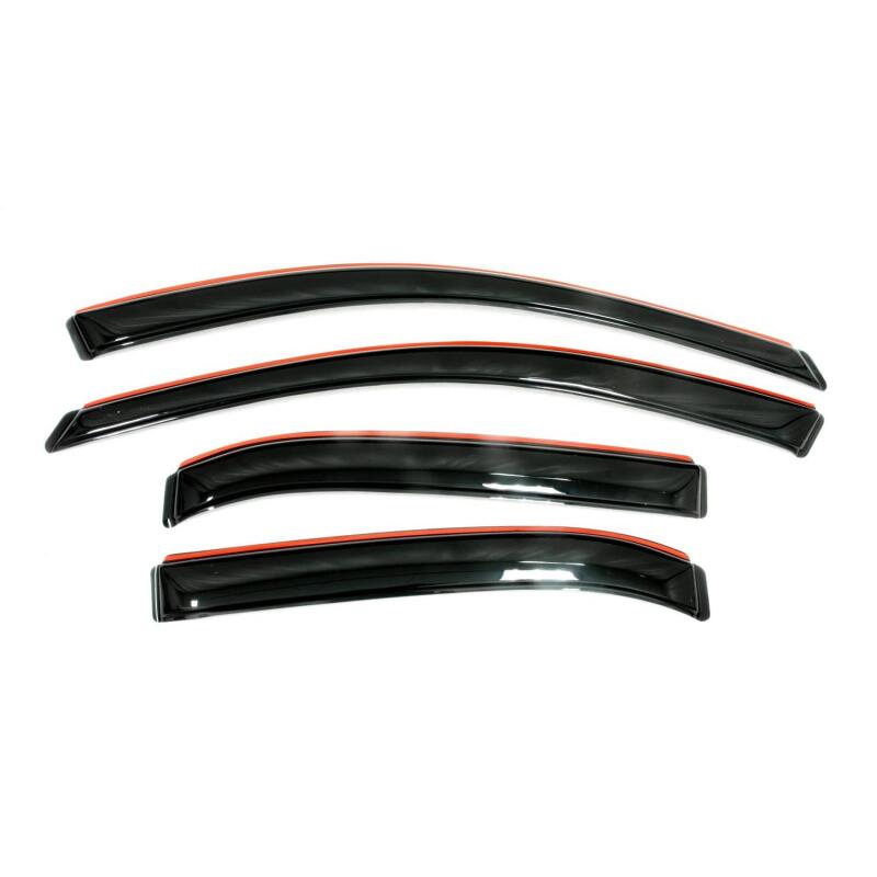2017-2019 Rogue Sport Ventvisor Front Rear Window Deflectors Smoke 4-Piece - View 8 | Dirty Garage