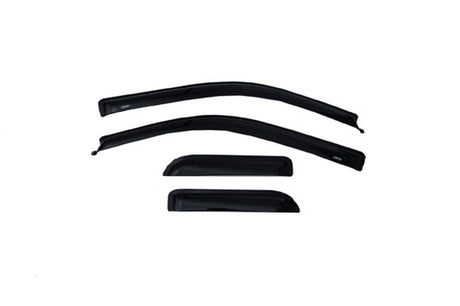 2004-2014 F-150 Supercab Ventvisor Outside Mount Window Deflectors 4-Piece Smoke - View 11 | Dirty Garage