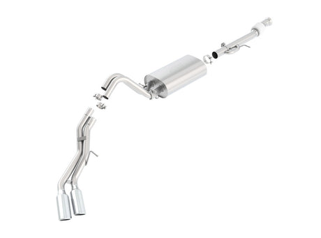 Borla 15-16 Cadillac Escalade ESV 6.2L Auto Trans Dual Round Rolled Truck Side Exit Catback Exhaust - View 2 | Dirty Garage