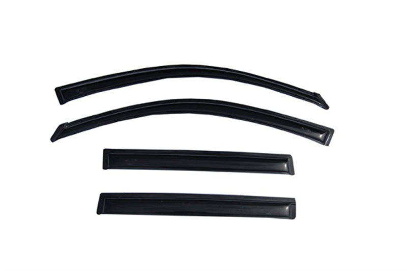 2008-2013 Highlander Ventvisor Outside Mount Window Deflectors Smoke 4-Piece | Dirty Garage