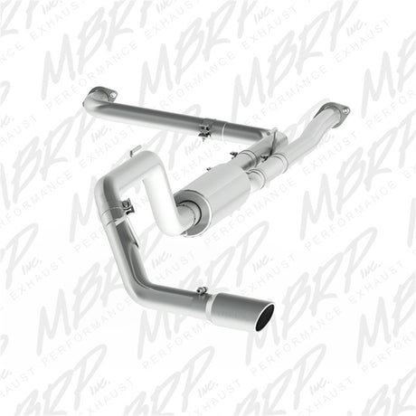 2016-2024 Titan 5.6L XD 4" Tip 3" AL Cat Back Single Side | Dirty Garage