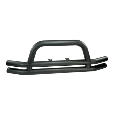 Rugged Ridge 3-In Dbl Tube Front Bumper Black 76-06 CJ &Jeep Wrangler | Dirty Garage