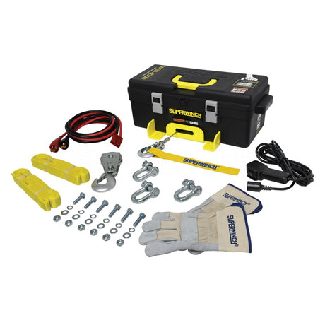 Universal Winch2Go 4000lbs 12V DC 3/16in x 50ft Steel Rope Steel Rope - View 8 | Dirty Garage