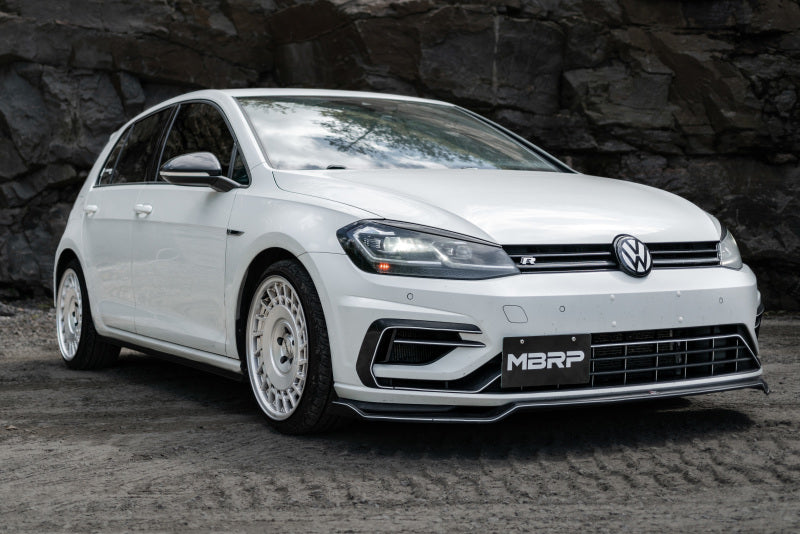 2015-2019 VW Golf R 3" T304 Cat Back Exhaust Carbon Fiber Tips - View 9 | Dirty Garage