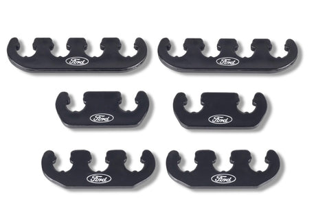 Universal Wire Dividers 4 to 3 to 2 - Black w/White Ford Logo - View 5 | Dirty Garage
