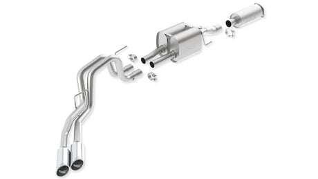 Borla 10-12 Ford F-150 Raptor 6.2L V8 2/4WD AT Touring SS Catback Exhaust - View 2 | Dirty Garage