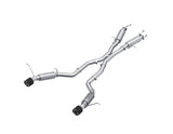 2012- Jeep Grand Cherokee SRT 6.4L 3" Dual Rear Exit T304SS Catback Exhaust CF Tips - View 2 | Dirty Garage