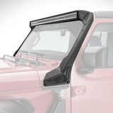 Go Rhino 18-20 Jeep Wrangler JL/JLU/Gladiator JT XE Windshield Light Bar Mount - 50in Single Row - View 5 | Dirty Garage